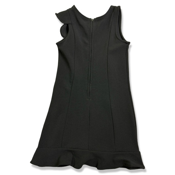 CHILDRENS PLACE Girls Ruffle Stretch Jacquard Dress - Black - Picture 3 of 4